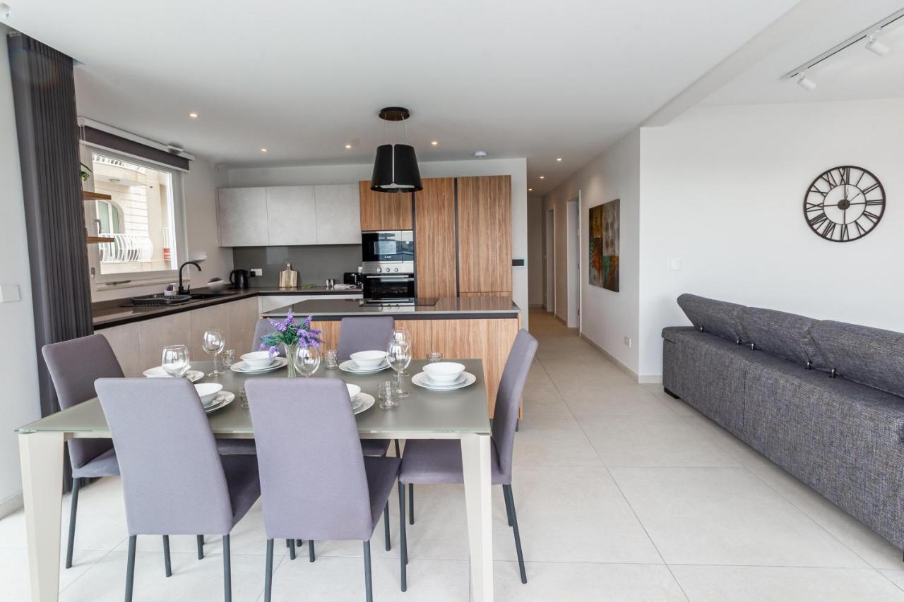 Seafront Luxury Apartment San Pawl il-Baħar Extérieur photo